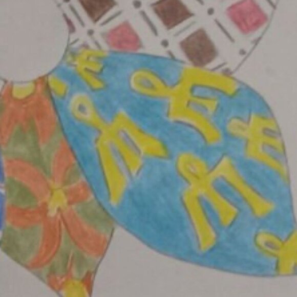 Hand Drawn Art of Embroidery of Ukraine - Picture 4 of 4